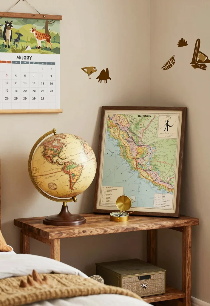 10 Boys Hunting Bedroom Ideas with Rustic Themes 7. Outdoor Adventure Decor Items 0