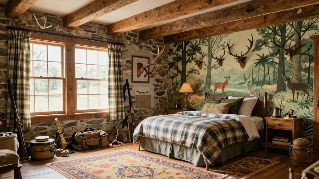10 Boys Hunting Bedroom Ideas with Rustic Themes