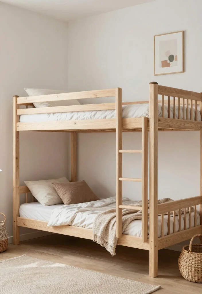 10 Bunk Bed Bedroom Ideas to Save Space 47 10 Bunk Bed Bedroom Ideas to Save Space 7. Scandinavian Inspired Bunk Beds 0