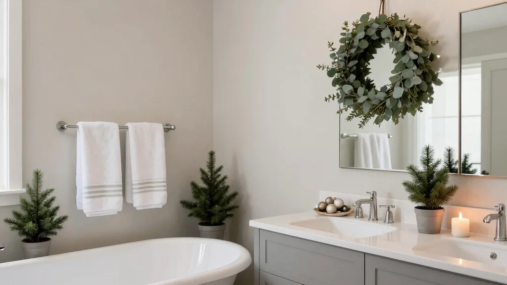 10 Christmas Bathroom Decor Ideas for Subtle Festive Touch