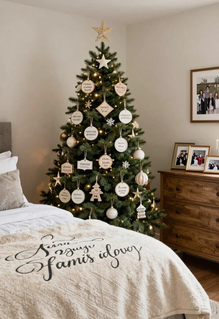 10 Christmas Bedroom Decor Ideas for a Festive Feel 9. Personalized Touches 0 1