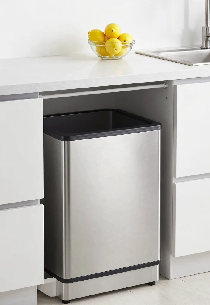 10 Kitchen Dustbin Ideas That Stay Hidden 3. Built In Trash Compactors 0