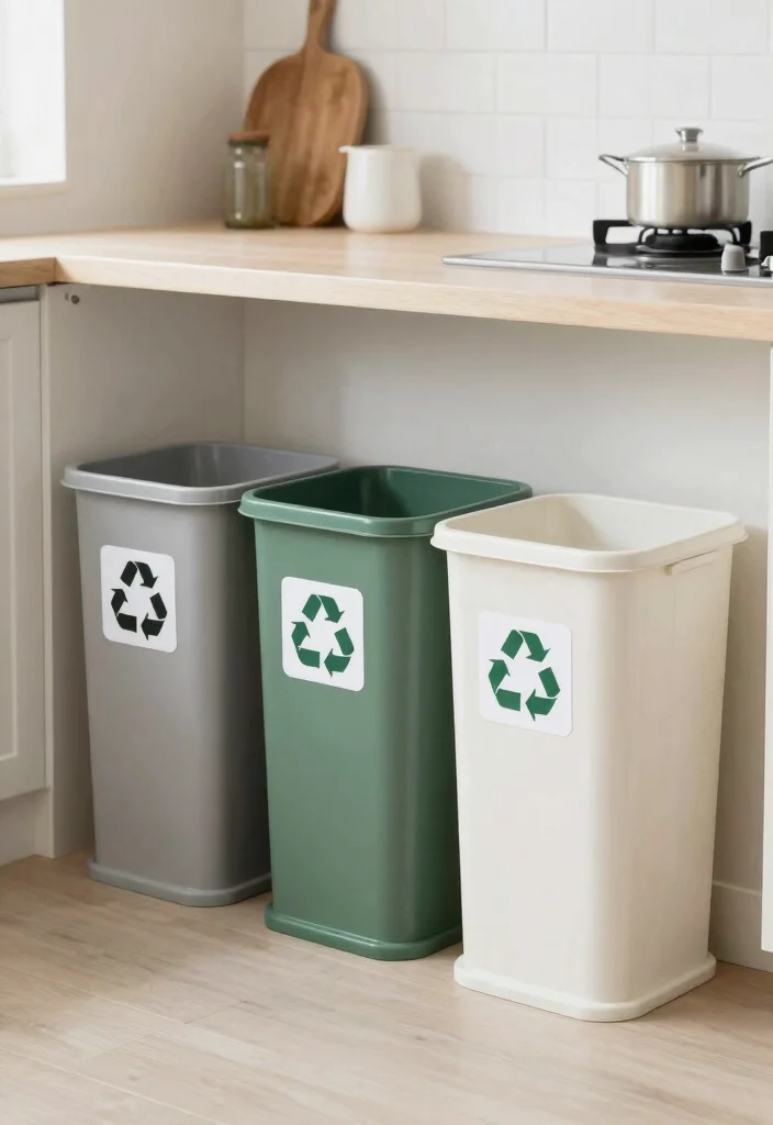 10 Kitchen Dustbin Ideas That Stay Hidden 9. Recycling Center Solutions 0