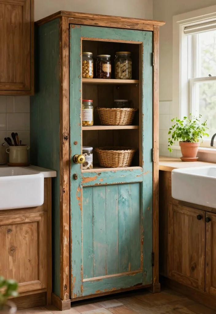 10 Kitchen Pantry Door Ideas for Style and Function 1 10 Kitchen Pantry Door Ideas for Style and Function 1. Repurposed Vintage Door 0