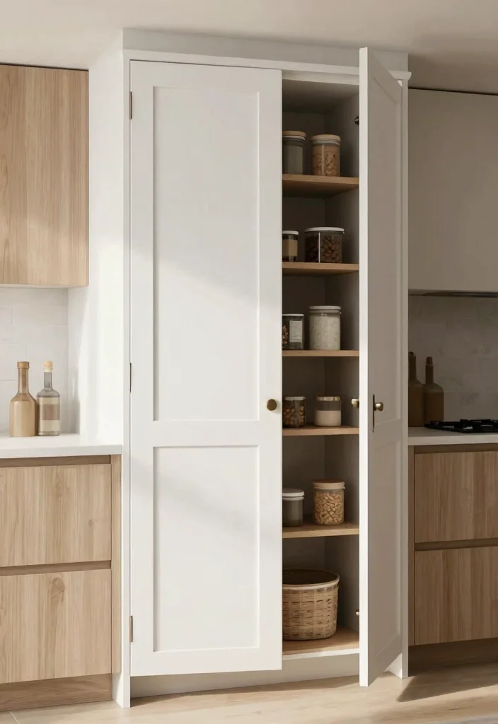 10 Kitchen Pantry Door Ideas for Style and Function 25 10 Kitchen Pantry Door Ideas for Style and Function 5. Shaker Style Door 0