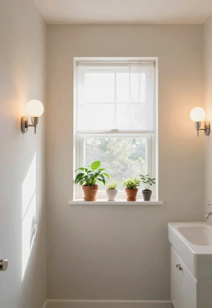 10 Mini Bathroom Ideas for Small and Tight Spaces 36 10 Mini Bathroom Ideas for Small and Tight Spaces 6. Color and Light Choices 0