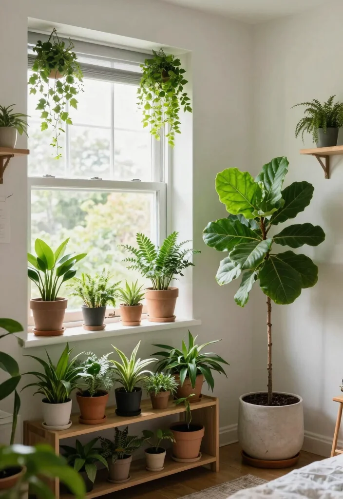 10 Simple Small Bedroom Ideas That Feel Open 10. Plant Life 0
