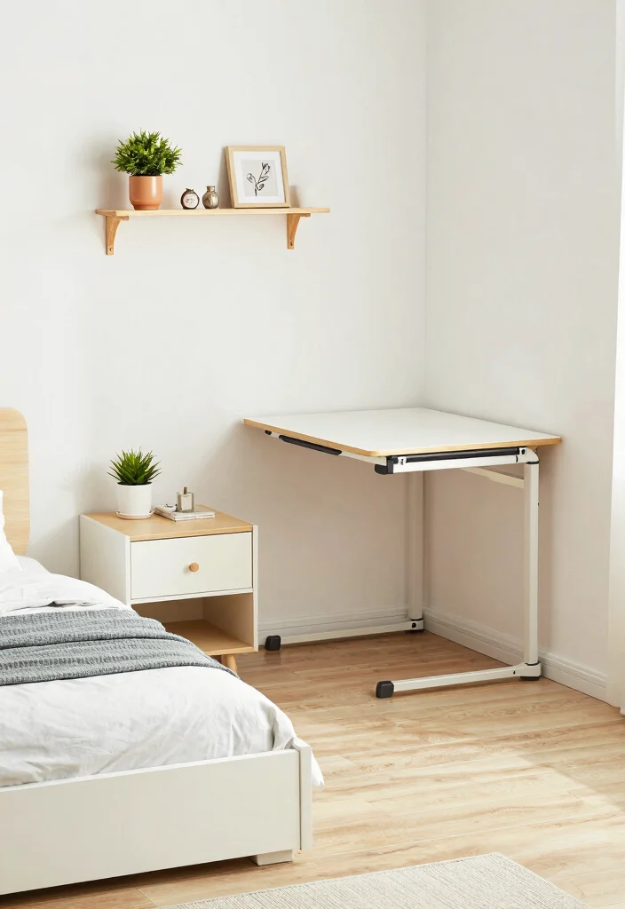 10 Simple Small Bedroom Ideas That Feel Open 2. Functional Furniture 0