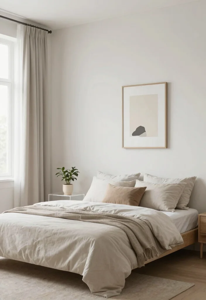 10 Simple Small Bedroom Ideas That Feel Open 4. Minimalist Decor 0