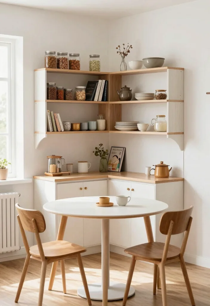 10 Simple Small Kitchen Ideas That Work Well 9. Utilize Corners 0