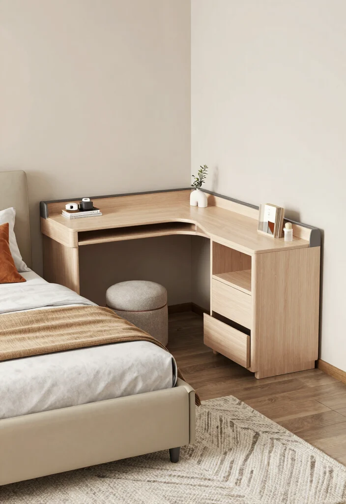 10 Small Square Bedroom Ideas with Smart Layouts 1. Multi Functional Furniture 0
