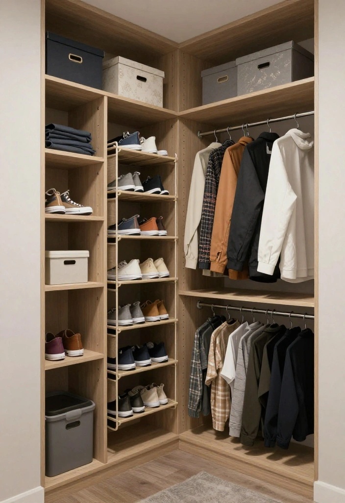 10 Small Square Bedroom Ideas with Smart Layouts 7. Customized Closet Solutions 0