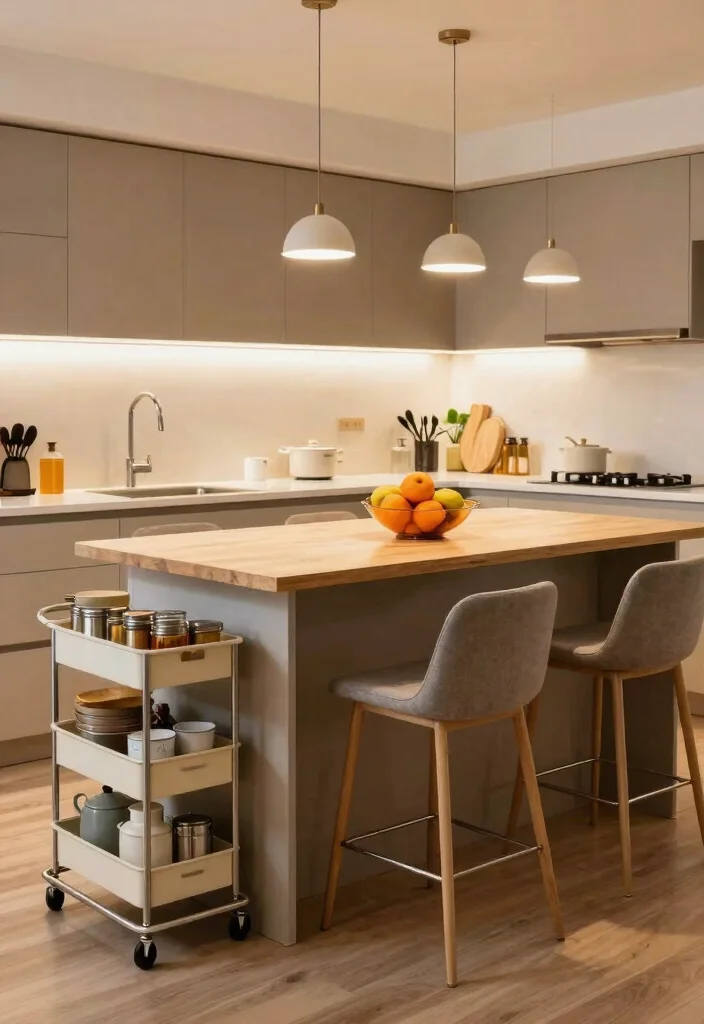 10 Small Studio Kitchen Ideas with Smart Layouts 12 10 Small Studio Kitchen Ideas with Smart Layouts 2. Multi Functional Furniture 0
