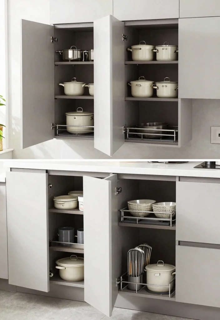 10 Small Studio Kitchen Ideas with Smart Layouts 14 10 Small Studio Kitchen Ideas with Smart Layouts 4. Install Pull Out Cabinets 0