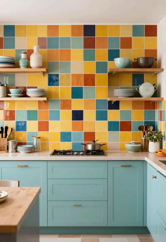 10 Small Studio Kitchen Ideas with Smart Layouts 59 10 Small Studio Kitchen Ideas with Smart Layouts 9. Creative Use of Backsplashes 0