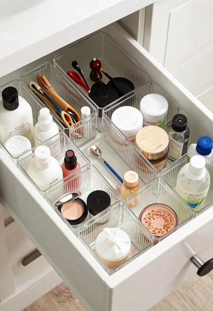 10 Tiny Bathroom Storage Ideas That Use Every Inch 38 10 Tiny Bathroom Storage Ideas That Use Every Inch 8. Closet Organizers in Drawers 0