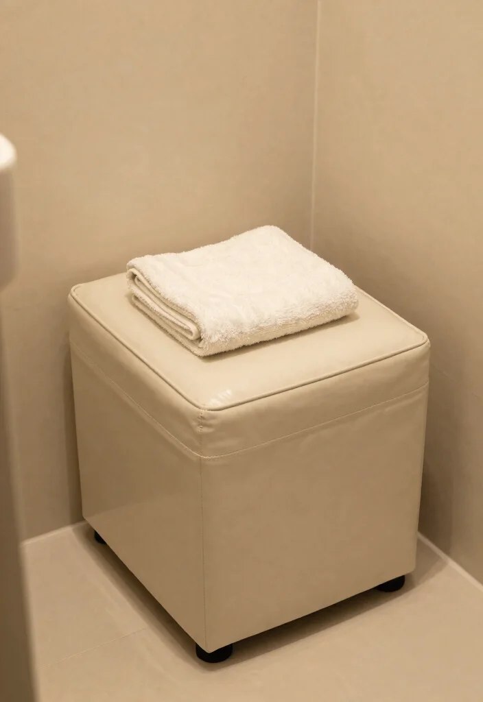 10 Tiny Bathroom Storage Ideas That Use Every Inch 49 10 Tiny Bathroom Storage Ideas That Use Every Inch 9. Storage Ottomans or Benches 0