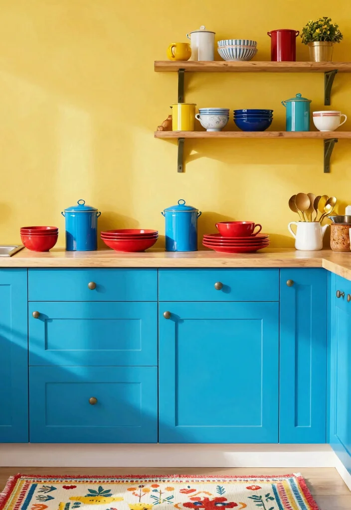 10 Tiny Kitchen Ideas on a Realistic Budget 4. Color Coordinate for Style and Organization 0