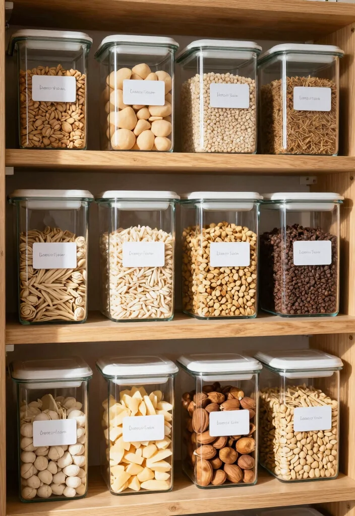 10 Tiny Kitchen Ideas on a Realistic Budget 6. Use Clear Containers for Storage 0