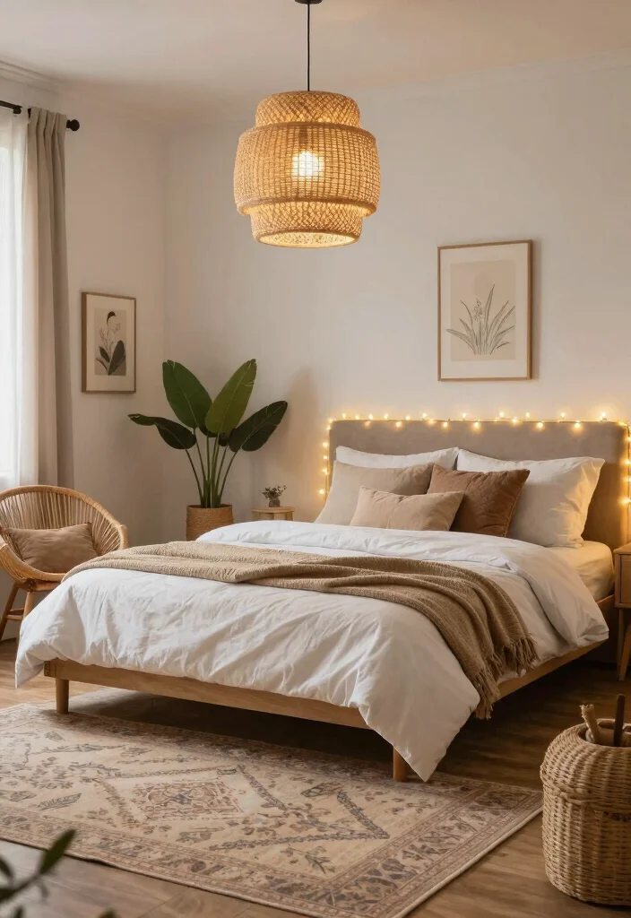 12 Airbnb Bedroom Ideas Guests Love Booking 4. Unique Lighting Fixtures 0