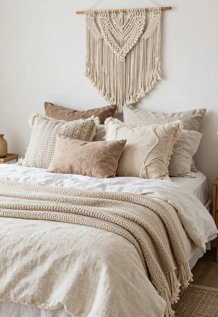 12 Airbnb Bedroom Ideas Guests Love Booking 5. Textured Layers 0