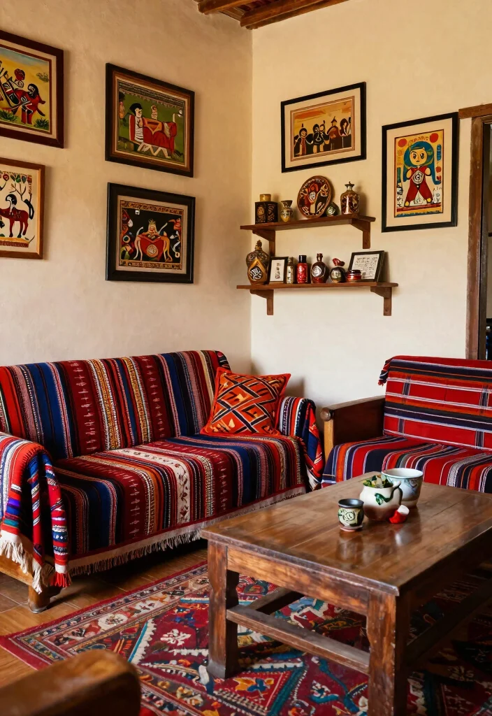 12 Airbnb Living Room Ideas Guests Remember 11. Incorporating Local Culture 0