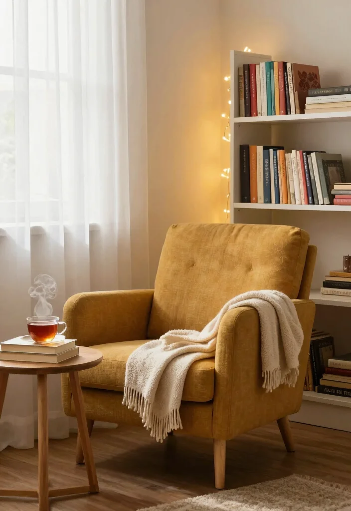 12 Airbnb Living Room Ideas Guests Remember 3. Cozy Reading Nook 0