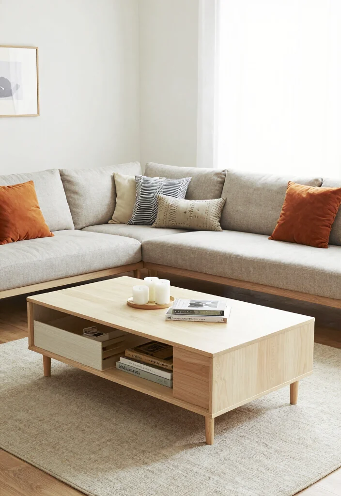 12 Airbnb Living Room Ideas Guests Remember 6. Multifunctional Furniture 0