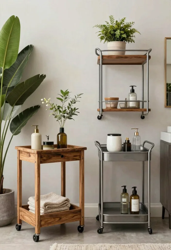 12 Bathroom Cart Ideas for Flexible Storage and Style 63 12 Bathroom Cart Ideas for Flexible Storage and Style Conclusion 0