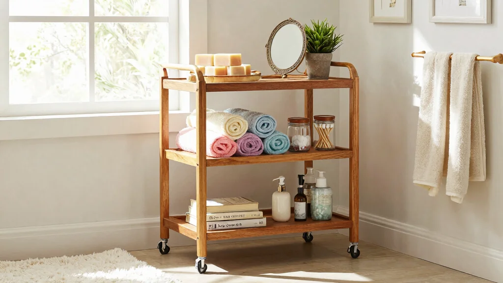 12 Bathroom Cart Ideas for Flexible Storage and Style