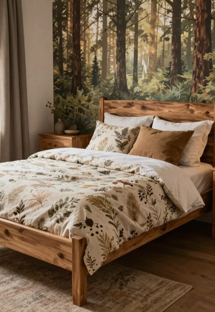 12 Bedroom Set Ideas for a Coordinated Look 51 12 Bedroom Set Ideas for a Coordinated Look 11. Cozy Woodland Retreat 0