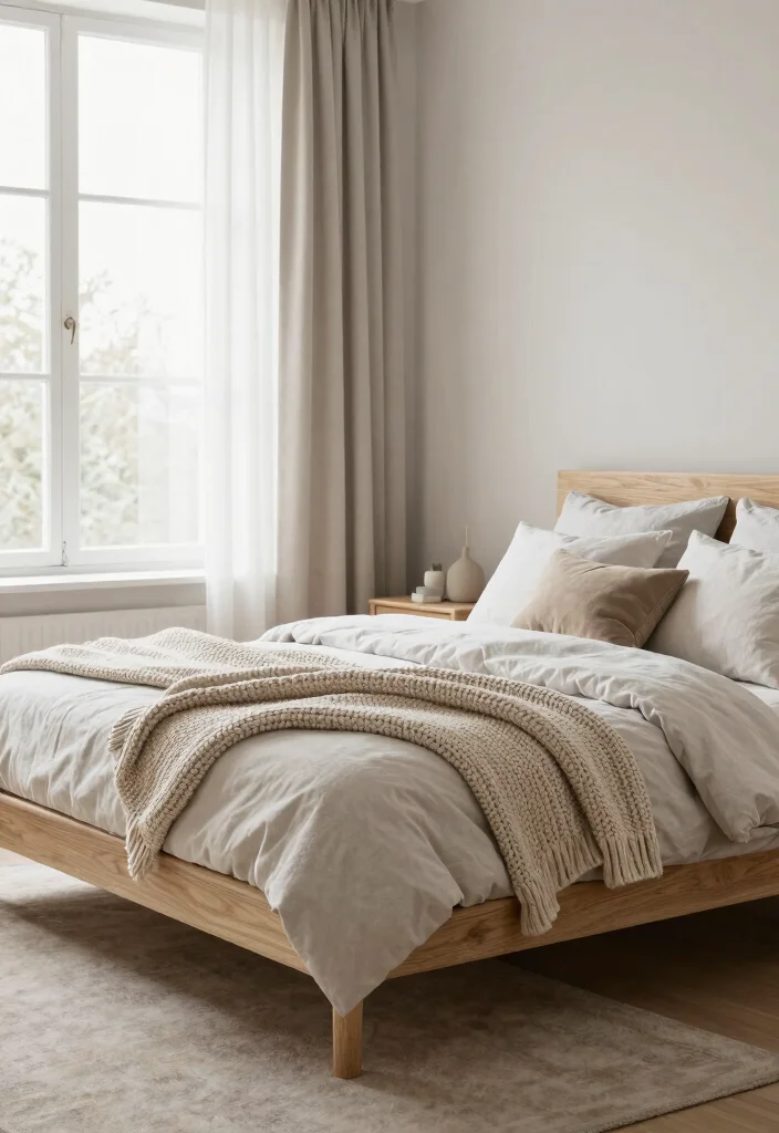 12 Bedroom Set Ideas for a Coordinated Look 15 12 Bedroom Set Ideas for a Coordinated Look 5. Chic Scandinavian Retreat 0