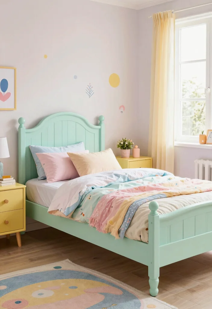 12 Bedroom Set Ideas for a Coordinated Look 26 12 Bedroom Set Ideas for a Coordinated Look 6. Playful Pastels 0