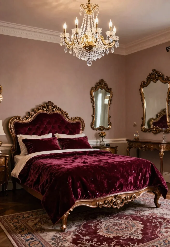 12 Bedroom Set Ideas for a Coordinated Look 38 12 Bedroom Set Ideas for a Coordinated Look 8. Vintage Glam 0