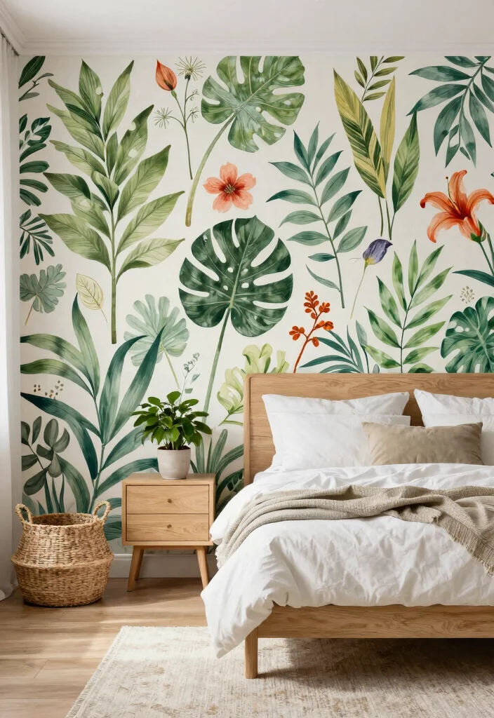 12 Bedroom Wallpaper Ideas to Add Instant Personality 1 12 Bedroom Wallpaper Ideas to Add Instant Personality 1. Nature Inspired Botanical Prints 0