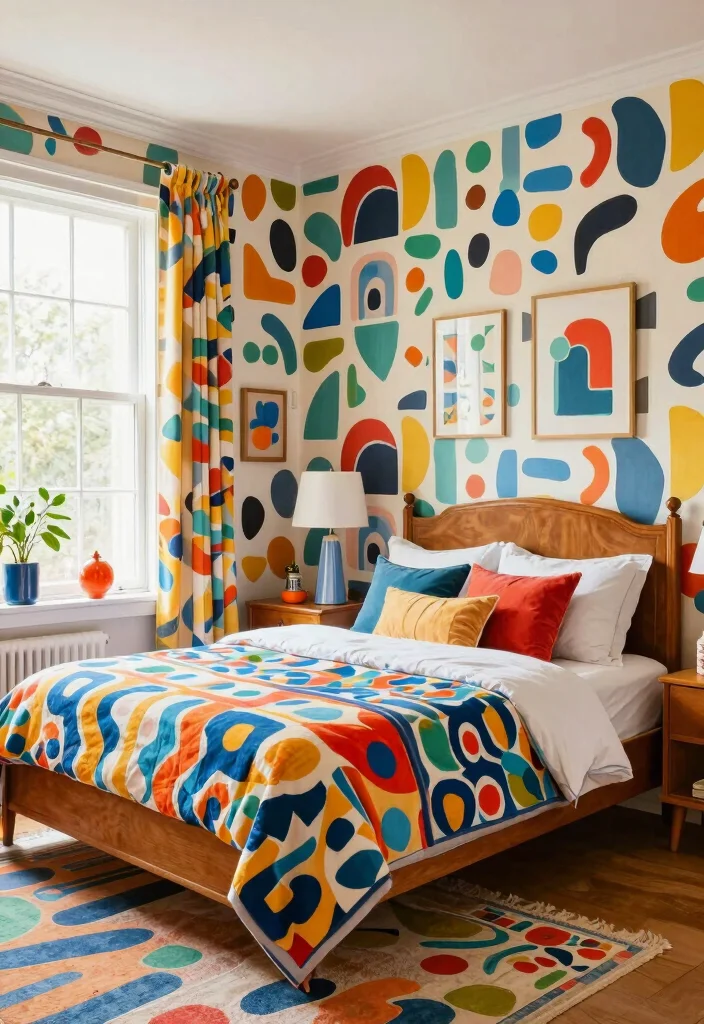 12 Bedroom Wallpaper Ideas to Add Instant Personality 52 12 Bedroom Wallpaper Ideas to Add Instant Personality 12. Funky Retro Styles for Eclectic Vibes 0