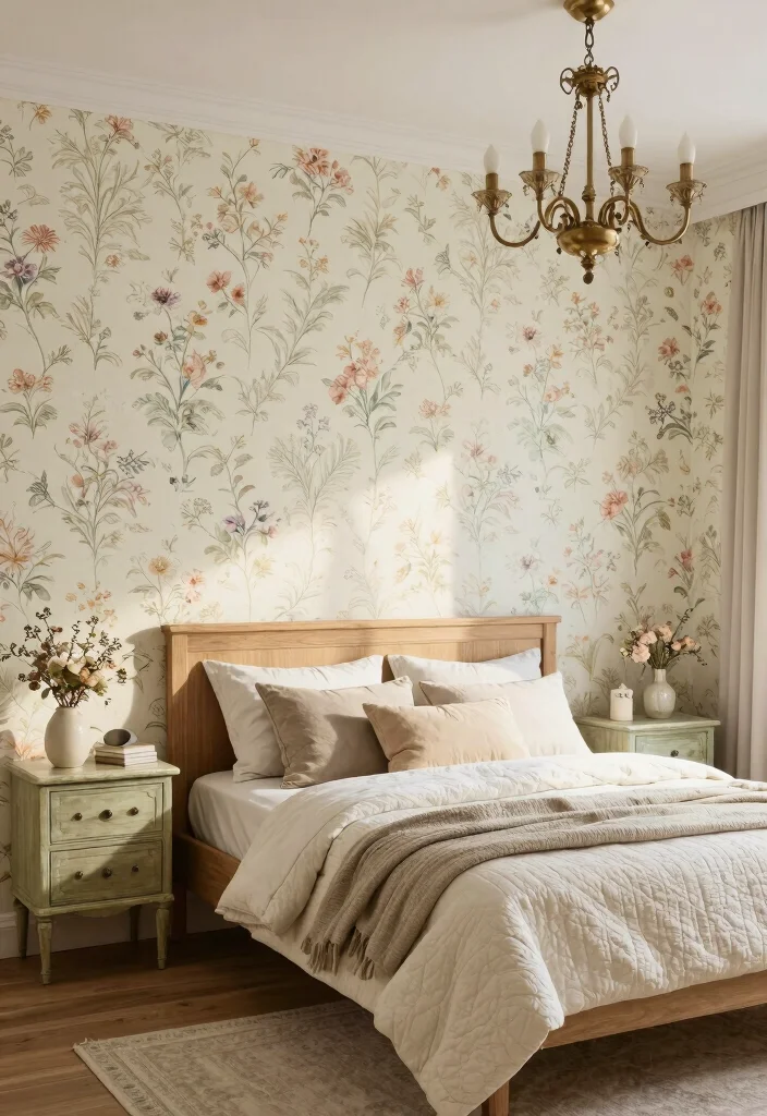 12 Bedroom Wallpaper Ideas to Add Instant Personality 28 12 Bedroom Wallpaper Ideas to Add Instant Personality 8. Vintage Inspired Patterns for Timeless Charm 0