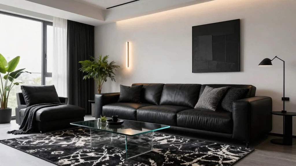 12 Black Living Room Decor Ideas with Modern Edge