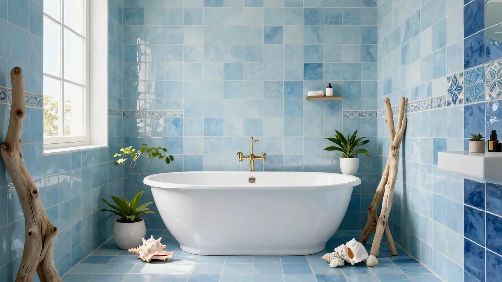 12 Blue Bathroom Tile Ideas for a Fresh Clean Finish