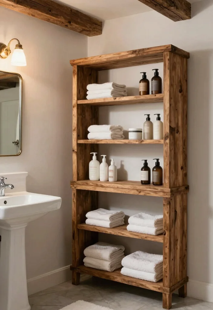 12 Classic Bathroom Ideas with Timeless Appeal 9. Rustic Details Adding a Touch of Charm 0