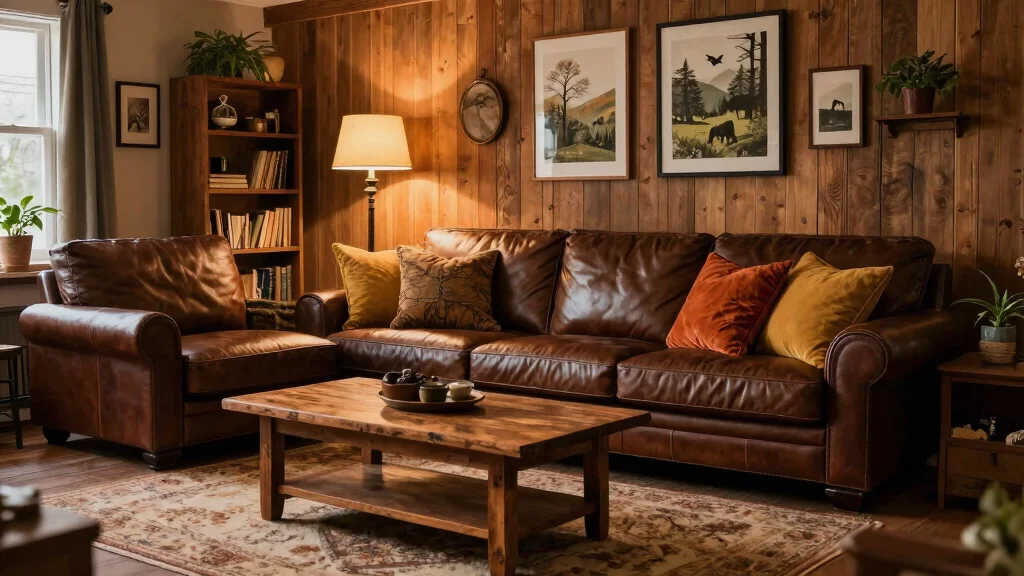 12 Dark Brown Living Room Decorating Ideas with Warmth
