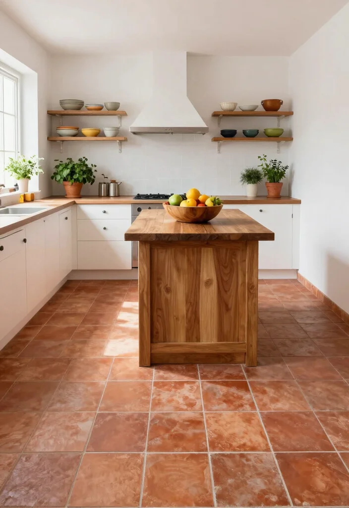 12 Earth Tone Kitchen Ideas with Natural Warmth 1 12 Earth Tone Kitchen Ideas with Natural Warmth 1. Terracotta Tiles for Warmth 0