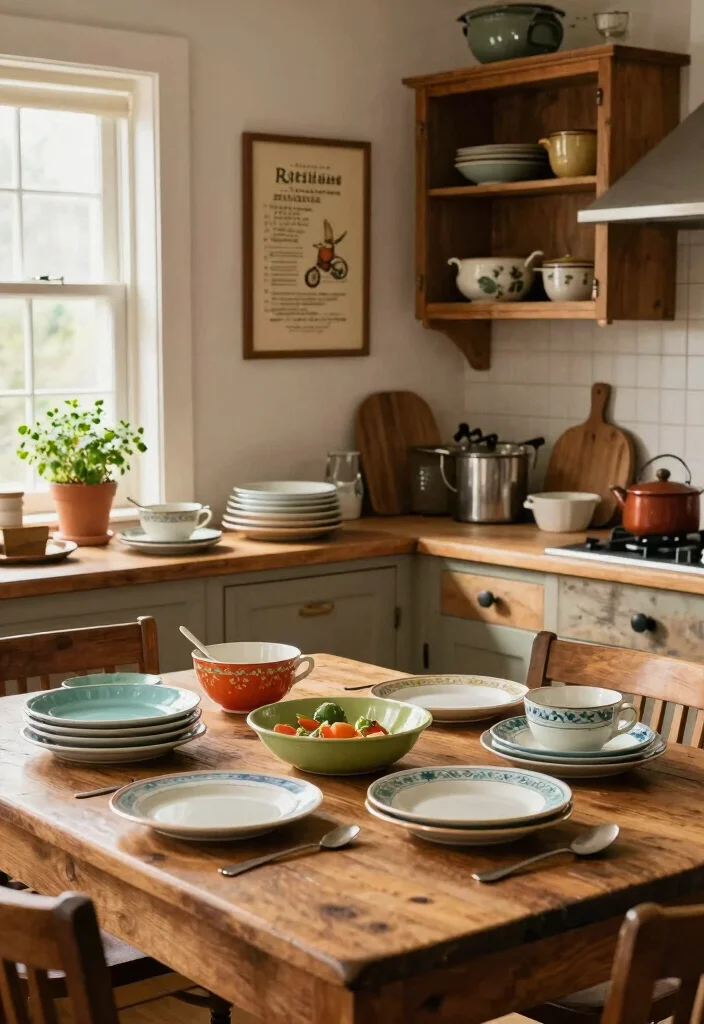 12 Earth Tone Kitchen Ideas with Natural Warmth 38 12 Earth Tone Kitchen Ideas with Natural Warmth 8. Vintage Finds and Decor 0