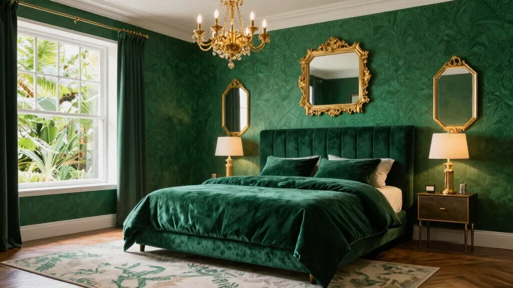 12 Emerald Green Bedroom Ideas for a Rich Elegant Look