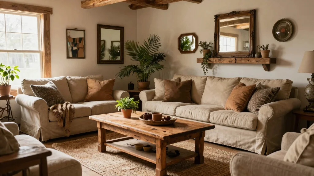 12 Farmstyle Living Room Ideas with Cozy Details