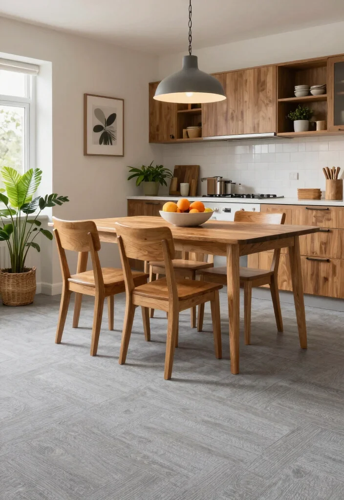 12 Grey Kitchen Flooring Ideas for a Neutral Base 36 12 Grey Kitchen Flooring Ideas for a Neutral Base 6. Soft Grey Carpet Tiles 0