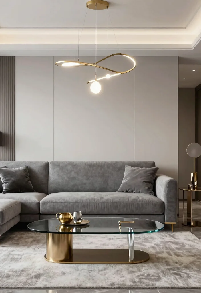 12 Grey Sofa Living Room Ideas for Easy Styling 36 12 Grey Sofa Living Room Ideas for Easy Styling 6. Sleek and Chic 0