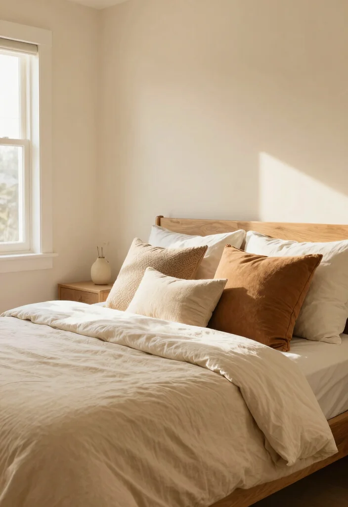 12 Indian Bedroom Colour Ideas with Warm Tones 11. Creamy Wheat 0