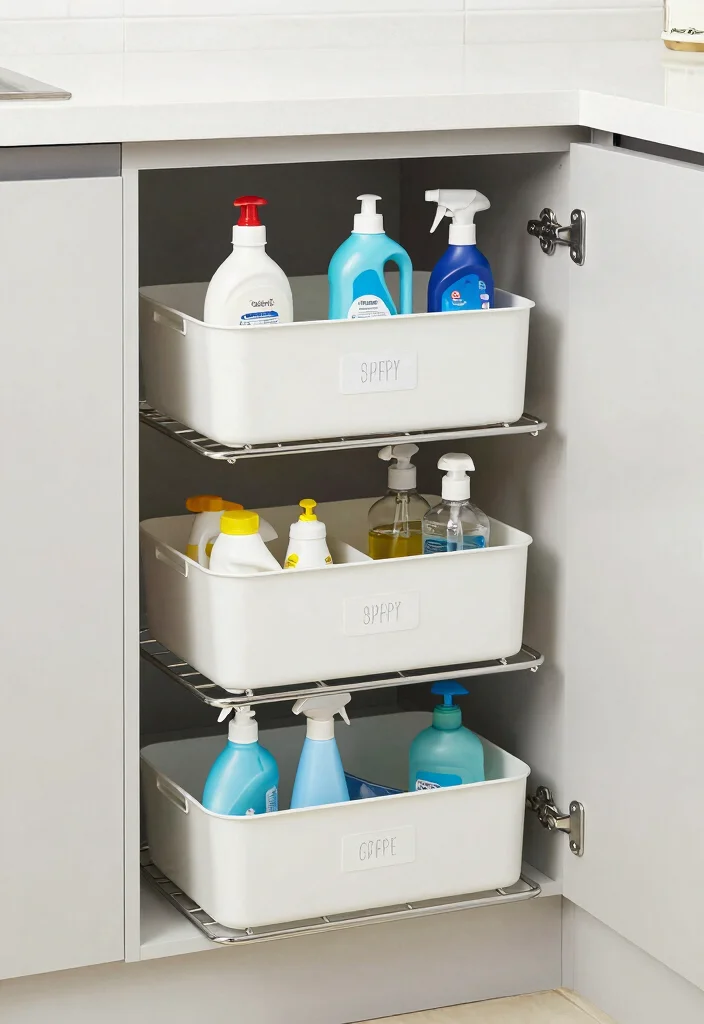 12 Kitchen Rack and Shelf Ideas for Organized Storage 59 12 Kitchen Rack and Shelf Ideas for Organized Storage 9. Under Sink Storage Solutions 0