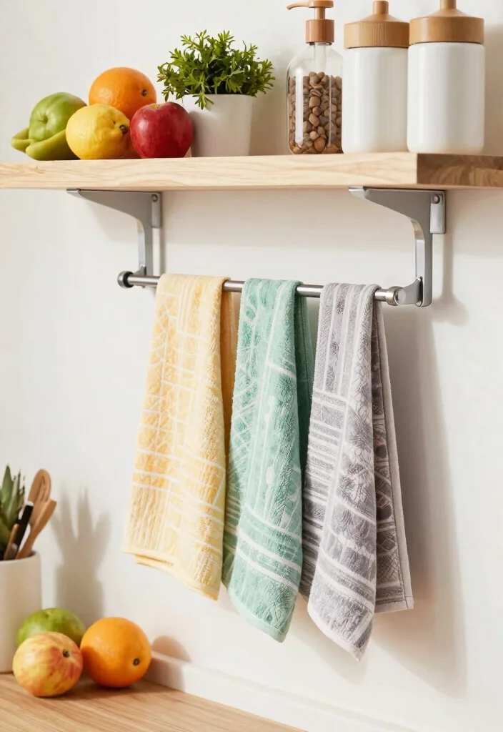 12 Kitchen Towel Storage Ideas for Easy Access 52 12 Kitchen Towel Storage Ideas for Easy Access 12. Folding Towel Racks 0